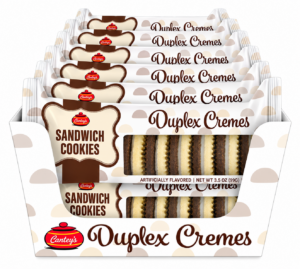 Carley's Duplex Cremes Sandwich Cookies 3.5oz 12ct